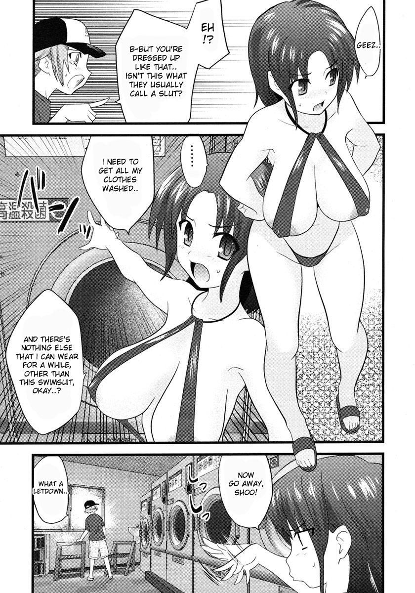 Hentai Manga Comic-Half Dried Laundry-Read-3